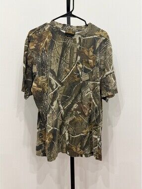 Fieldline Men's Camouflage Cotton T-Shirt Size L